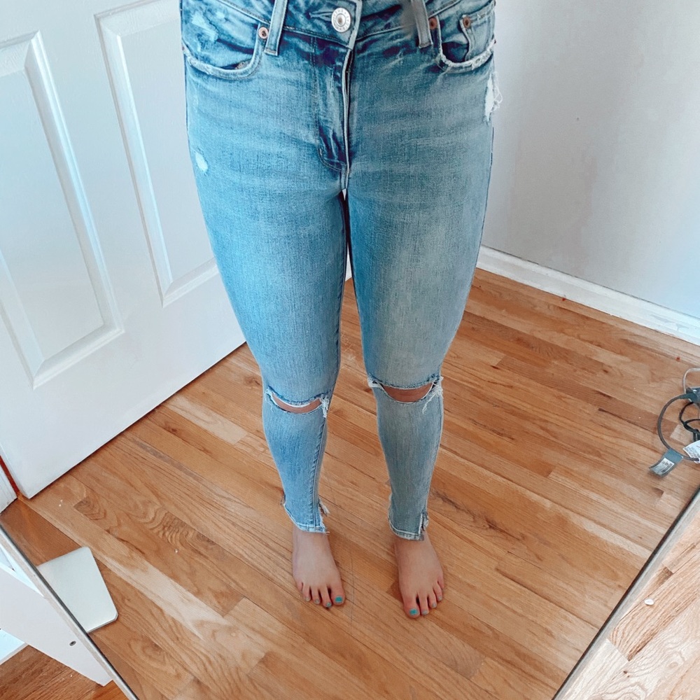 Super stretch hi-rise jeggings